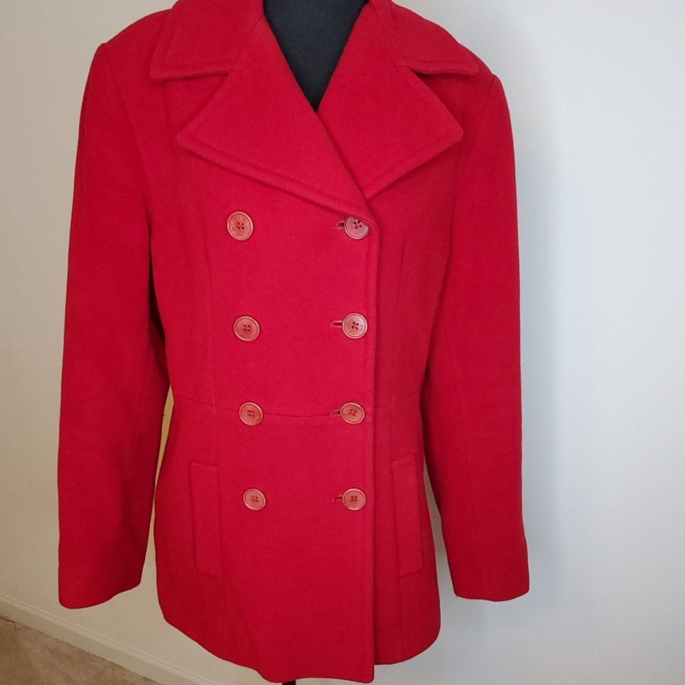 Kenneth Cole  pea coat double breasted buttons